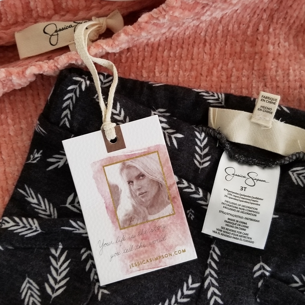 🛑SOLD🛑 NWT Jessica Simpson 3T Girl Sweater set - Picture 6 of 7